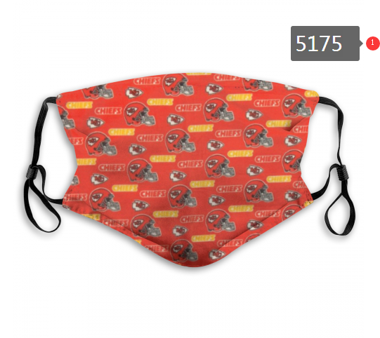 2020 NFL Kansas City Chiefs #4 Dust mask with filter->nfl dust mask->Sports Accessory